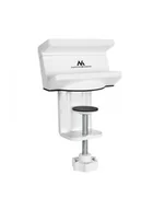 Przyborniki na biurko - MACLEAN MC-808 Maclean MC-808 Uchwyt biurkowy do listwy zasilającej biały - miniaturka - grafika 1