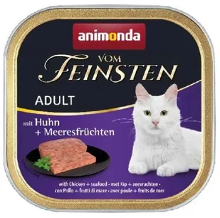 Animonda Vom Feinsten CAT Adult Kurczak z owocami morza 100g - Mokra karma dla kotów - miniaturka - grafika 5
