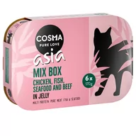 Mokra karma dla kotów - Cosma Asia w galarecie, 6 x 170 g - Pakiet mieszany II (5 smaków) |  na start - miniaturka - grafika 1