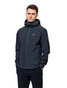 Kurtki męskie - Jack Wolfskin Męska Kurtka Pack & Go Shell M, Nocny Granat, L - miniaturka - grafika 1
