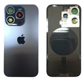 Części serwisowe do telefonów - Klapka Plecki Tył iPhone 15 Pro Blue z Ramką i Magnesami - miniaturka - grafika 1