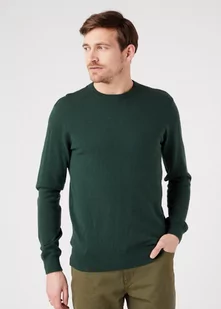 Wrangler Crewneck Knit Męski Sweter Klasyczny Sycamore W8A02Pg49-4Xl - Swetry męskie - miniaturka - grafika 1