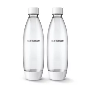 SODASTREAM Butelki na wodę SodaStream Fuse 1l Białe dwupak 9004-uniw - Shakery i bidony sportowe - miniaturka - grafika 1