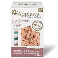 Mokra karma dla kotów - Pakiet mieszany Applaws w galarecie, 12 x 70 g - Pakiet rybny (3 smaki) - miniaturka - grafika 1