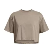 Koszulki i topy damskie - Koszulka damska Campus Boxy Crop Under Armour - miniaturka - grafika 1