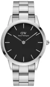 Zegarki damskie - Zegarek Daniel Wellington DW00100342 Iconic Link 40mm Black - miniaturka - grafika 1