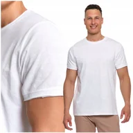 Koszulki męskie - T-SHIRT MĘSKI Z KRÓTKIM RĘKAWEM GŁADKA KOSZULKA BAWEŁNIANA BLUZKA MORAJ XL - miniaturka - grafika 1