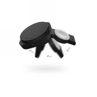 Ładowarki do telefonów - Zens Travel Charger Pro 2 - ładowarka bezprzewodowa do dwóch urządzeń Qi2 20W, kompatybilna z MagSafe, kabel i etui w zestawie (black) - miniaturka - grafika 1