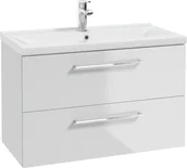 Szafki łazienkowe - Szafka z umywalką 80x40 pełen połysk - miniaturka - grafika 1