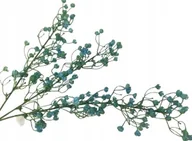 Sztuczne kwiaty - Gałązka Dodatek Do Stroika Bukietu Drobna Gipsówka Sztuczna Niebieska Pik - miniaturka - grafika 1