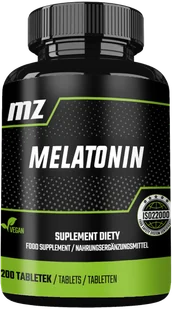 MZ-STORE MELATONIN 1MG MELATONINA 200 TABLETEK - Układ nerwowy - miniaturka - grafika 1