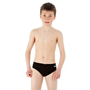 Speedo chłopcy strój kąpielowy Essential Endurance + Brief ,8 042850001, czarny 8-042850001 - Kąpielówki dla chłopców - miniaturka - grafika 1