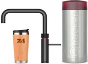 Baterie kuchenne - "Bateria zlewozmywakowa QUOOKER FUSION Square COMBI B Black & 100°C (22FSBLK)" (2-częściowa) z funkcją wrzątku 100°C *W zestawie kubek termiczny - miniaturka - grafika 1