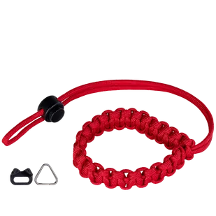 Genesis Gear Pasek nadgarstkowy paracord czerwony - Torby fotograficzne i futerały - miniaturka - grafika 1