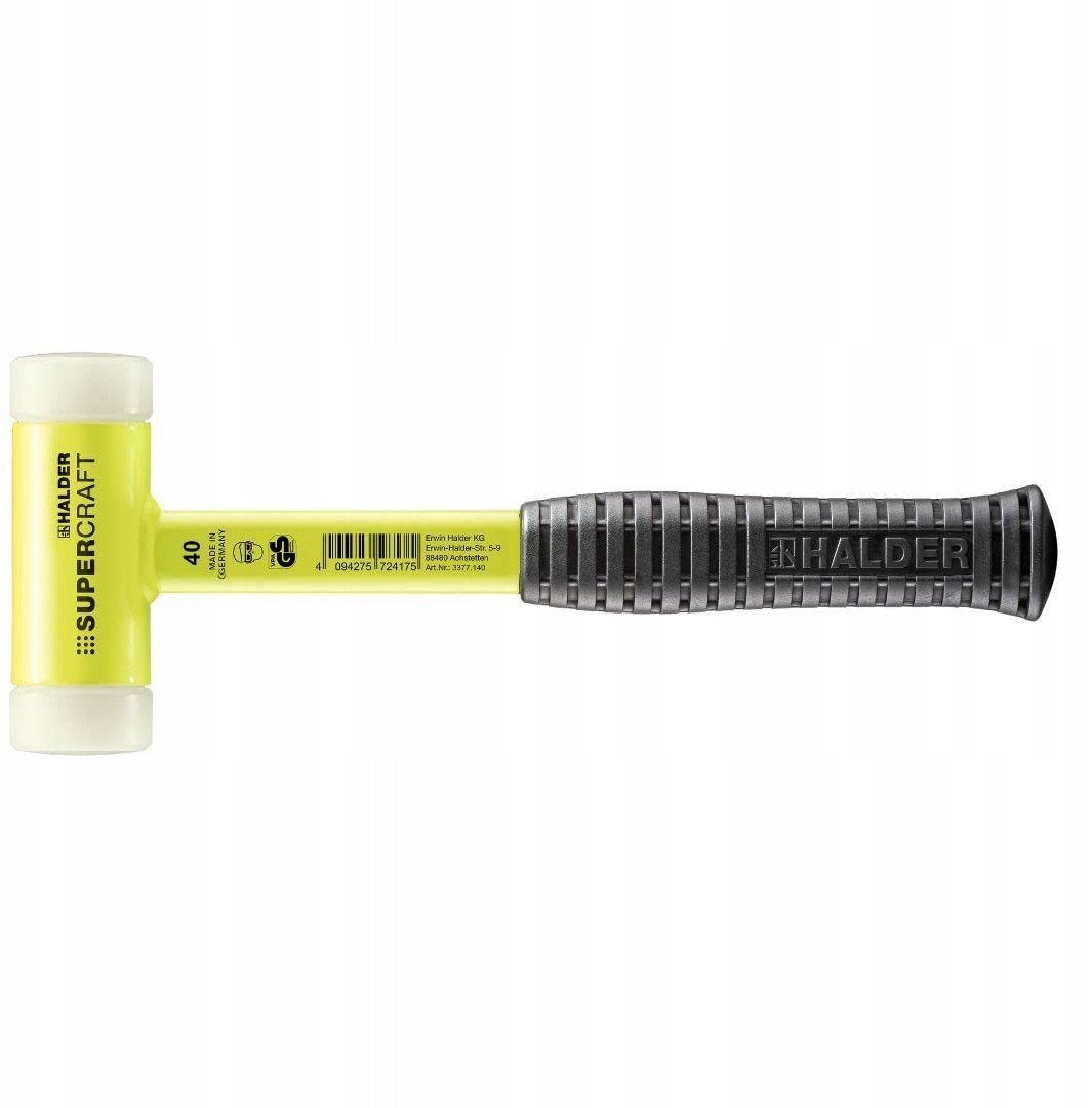 Halder SUPERCRAFT soft-face mallet 40 SUPERCR yellow Grip