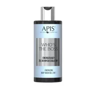 Balsamy i kremy do ciała - Apis Professional Energizujący żel do mycia ciała 3 w 1 Who's the Boss 300 ml - miniaturka - grafika 1