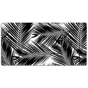Podkładki na biurko - Mata ochronna na blat Czarne liście palmy 120x60 cm, Dywanomat - miniaturka - grafika 1
