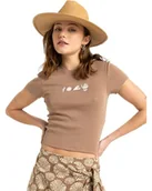 Koszulki i topy damskie - Roxy Koszulka damska Beach Love (zestaw 1 sztuk) - miniaturka - grafika 1