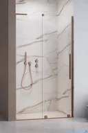Akcesoria do armatury i ceramiki - Radaway Furo SL Brushed Copper DWJ drzwi prysznicowe 120cm lewe szczotkowana miedź 10307622-93-01L/10110580-01-01 - miniaturka - grafika 1