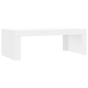 Stolik kawowy, biały 102x50x36 cm, materiał drewnopochodny Lumarko! - Ławy i stoliki kawowe - miniaturka - grafika 3