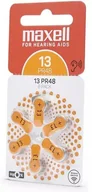 Baterie i akcesoria - MAXELL BATTERY ZINK AIR PR48 13 6PK BLISTER 790419.00.EU - miniaturka - grafika 1