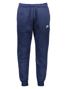 Nike Spodnie dresowe "Club Fleece" w kolorze granatowym - Spodnie sportowe męskie - miniaturka - grafika 1
