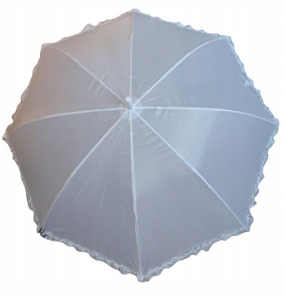 Parasol automatyczny, długi, XL smi biały