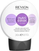 Farby do włosów i szampony koloryzujące - Revlon Nutri Color Filters 1022 in. platyna 240ml - miniaturka - grafika 1