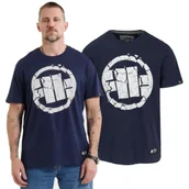 Odzież taktyczna i umundurowanie - PITBULL Koszulka Middle Weight 170 Basic Scratch '25 - Navy - miniaturka - grafika 1