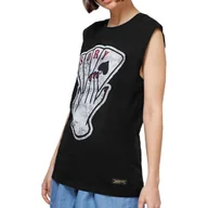 Koszulki i topy damskie - Koszulka damska Superdry Military Logo Vest t-shirt bawełna-XS - miniaturka - grafika 1