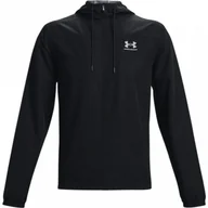 Kurtki męskie - Męska kurtka treningowa Under Armour UA Sportstyle Windbreaker -czarna - miniaturka - grafika 1