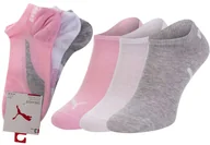 Skarpetki damskie - PUMA SKARPETY SKARPETKI STOPKI 3 PARY 907951 04 - Rozmiar: 39-42 - miniaturka - grafika 1