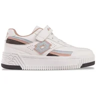 Buty dla dziewczynek - LOTTO Pinadee K sneakersy dziewczęce, Biały Lt Blue, 35 EU - miniaturka - grafika 1