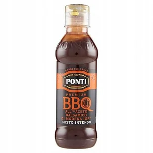 Krem sos balsamiczny BBQ Ponti 250 g - Majonezy i dressingi - miniaturka - grafika 1