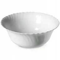 Miski i półmiski - Salaterka szklana Auris 23 cm, biała - miniaturka - grafika 1