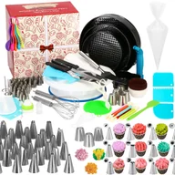 Pozostałe akcesoria kuchenne - Zestaw cukierniczy 345 el. do dekoracji, akcesoria do ciast i babeczek - miniaturka - grafika 1