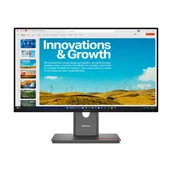 Monitory - Lenovo ThinkVision P24QD-40 23.8" Quad HD LCD Czarny - miniaturka - grafika 1