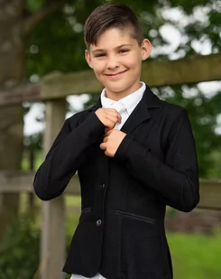 Marynarka młodzieżowa Mesh Junior - QHP - Kurtki jeździeckie - miniaturka - grafika 1
