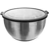 Miski i półmiski - Orion Miska kuchenna stalowa z pokrywką antypoślizgowa do sałatek mieszania 25,5cm 5l O-120294 + O-120294 - miniaturka - grafika 1