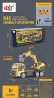 Zabawki zdalnie sterowane - Maksik, Auto Ciężarówka z ładowarką na radio zdalnie sterowana - miniaturka - grafika 1