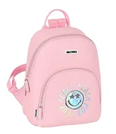 Plecaki - Safta Smiley World Iris, Różowy, 250x130x300 mm, mini plecak - miniaturka - grafika 1