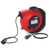 Przedłużacze i rozgałęźniki - Przedłużacz z mechanizmem samozwijającym, autoroller 1x230V 12m 3x1,5 1500W - miniaturka - grafika 1