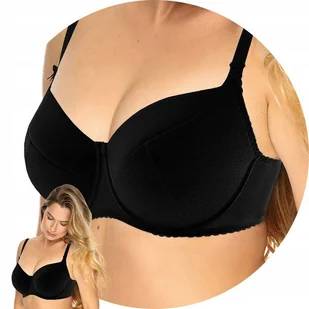 GAIA 281 Kate Biustonosz FULL CUP czarny 80D - Biustonosze - miniaturka - grafika 1