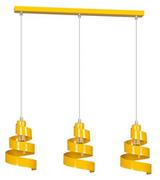 Lampy sufitowe - Emibig Lighting Lampa Saga 3 Kolor Żółty 294/3 - miniaturka - grafika 1