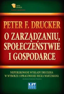 O zarządzaniu, społeczeństwie i gospodarce - Zarządzanie - miniaturka - grafika 1
