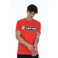 Koszulki sportowe męskie - Koszulka z krótkim rękawem męska LOTTO TEE LOGO - miniaturka - grafika 1