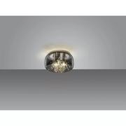 Lampy sufitowe - Crystel lampa sufitowa srebrna z kryształkami 616700306 Trio - miniaturka - grafika 1