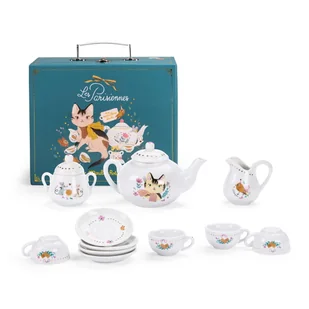 Zestaw naczyń ceramicznych w walizce 642574 - Miseczki i talerzyki dla dzieci - miniaturka - grafika 1
