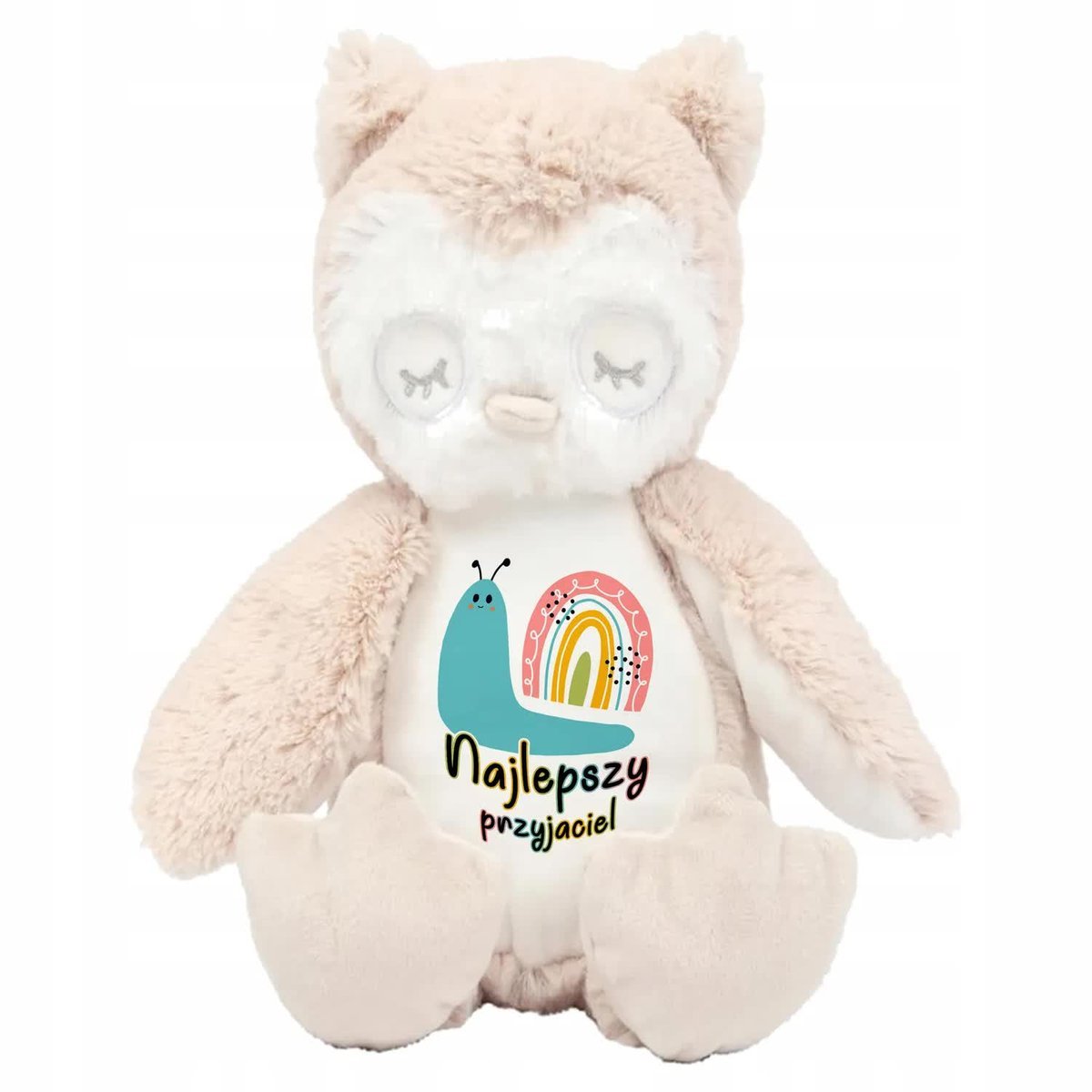 Maskotka Przytulanka Sowa NAJLEPSZY PRZYJACIEL Wz