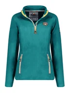 Bluzy damskie - Geographical Norway Bluza polarowa w kolorze zielonym - miniaturka - grafika 1